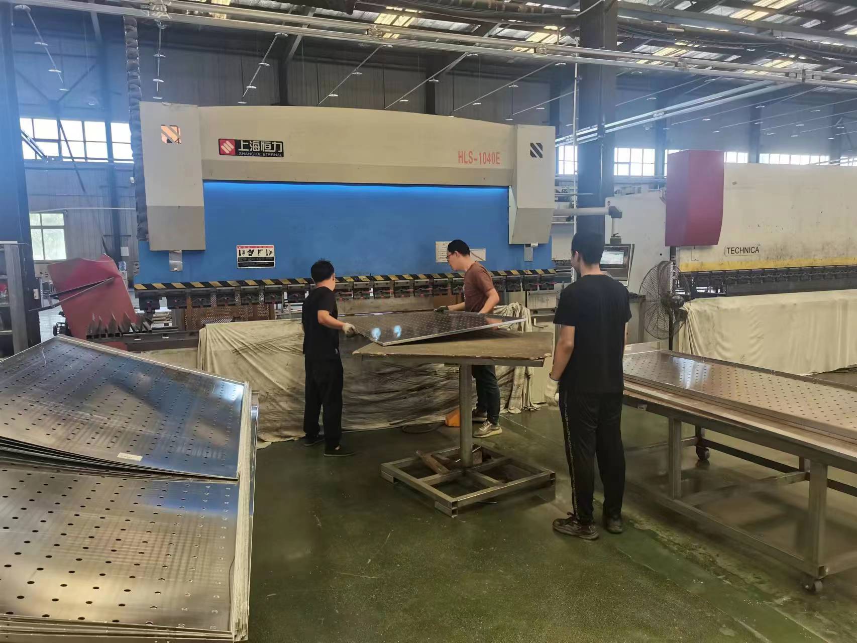 Aluminum panel press-brake forming