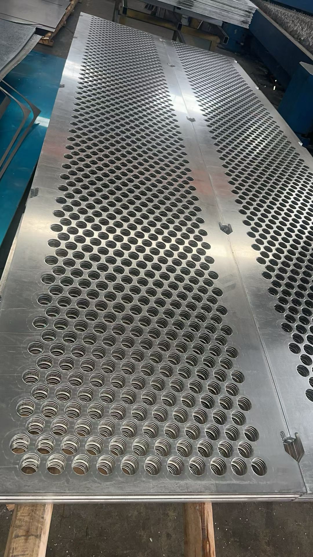 Perforated aluminum solid panel