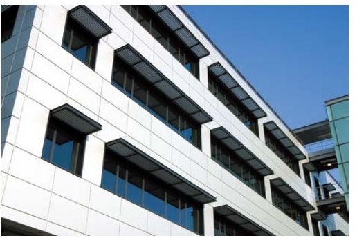 Aluminum honeycomb panel facade reference